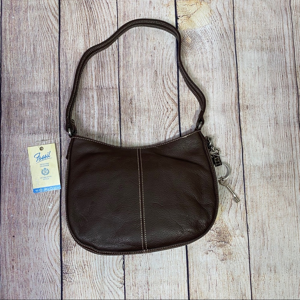 Fossil Leather Shoulder Bag
